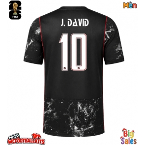 Canada Jonathan David #10 Replica Away Stadium Shirt World Cup 2026 Short Sleeve